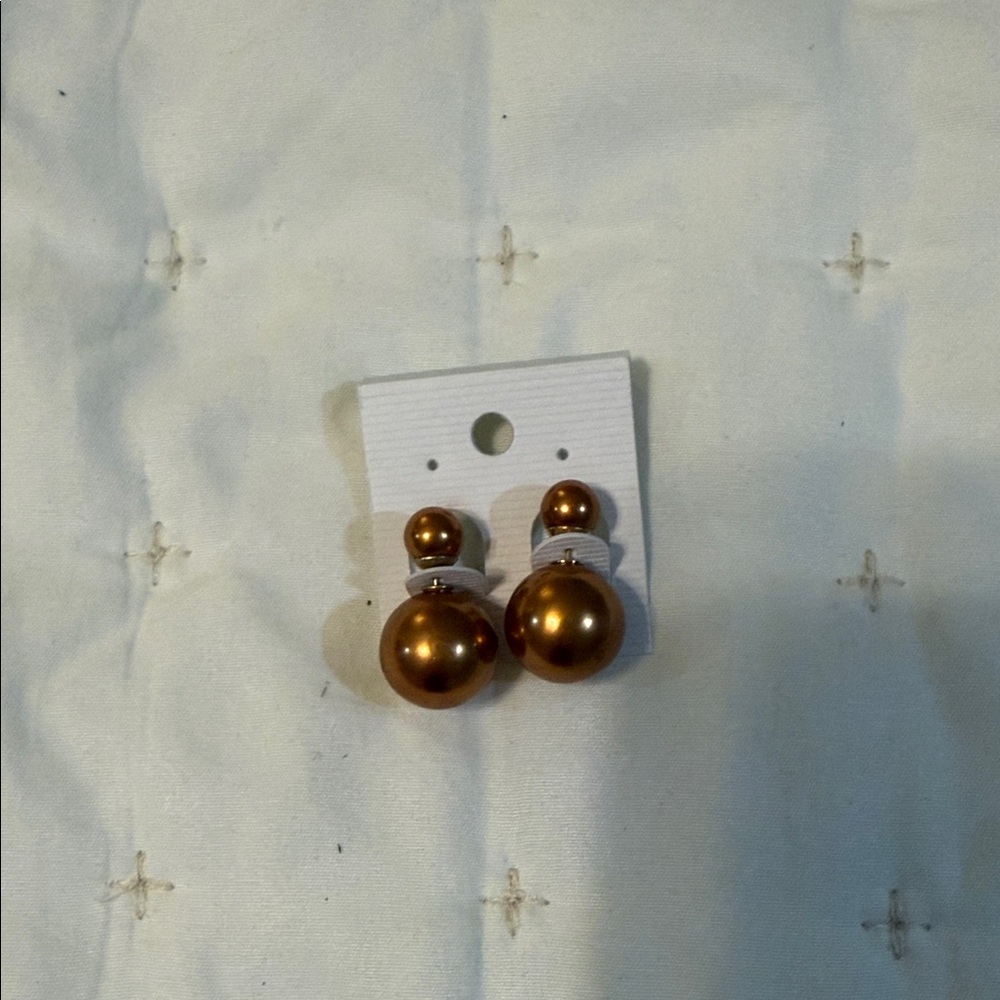 Elegant Double Ball Earrings